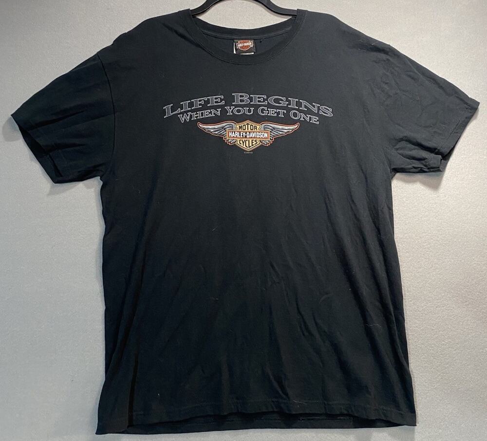 Harley Davidson T Shirt Black XL Louisville KY Bluegrass